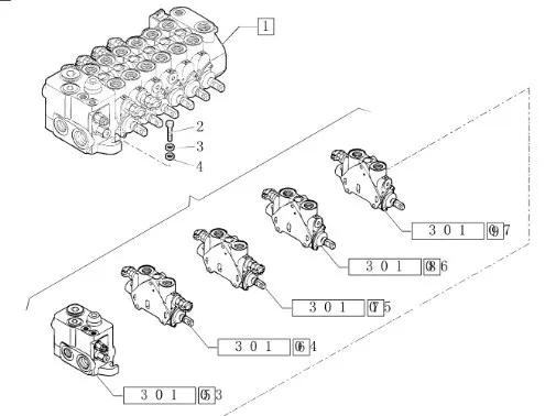 87610847 - Секция распределителя